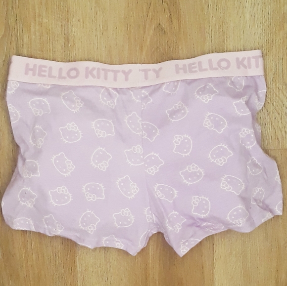 Hello Kitty Cotton Bra and Boxer Set - Size Small Lavendar Loungewear Bra/Boxers - Picture 11 of 12